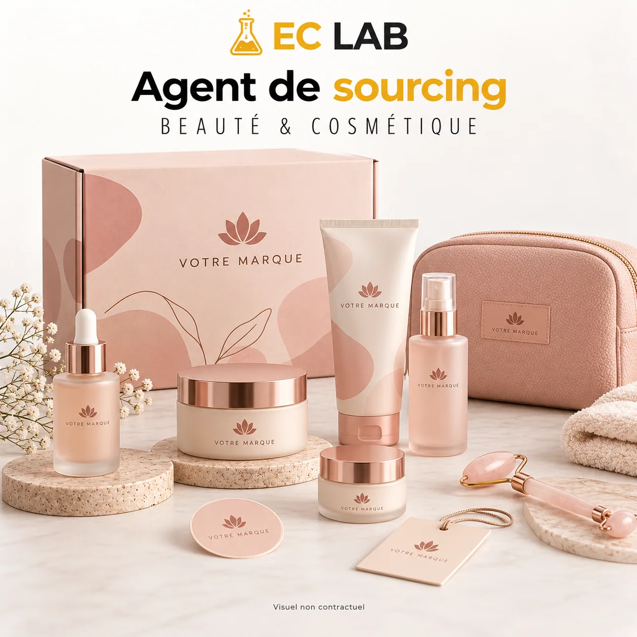 Contenants de soins et accessoires cosmétiques